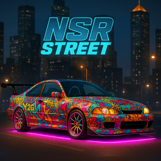 Screenshot of NSR Street Car Racing, a Racing browser game — free to play online